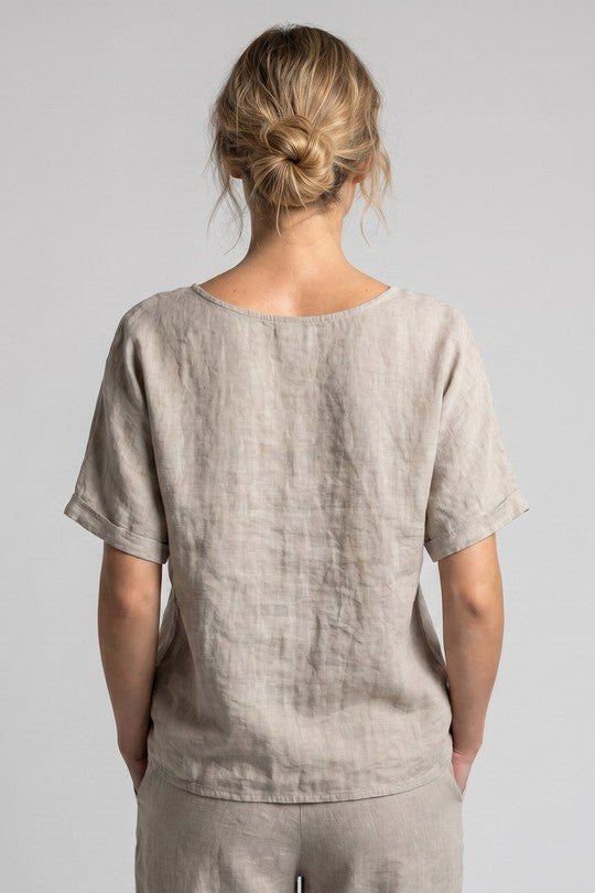 Bluza Bloom - Sivo-rjava