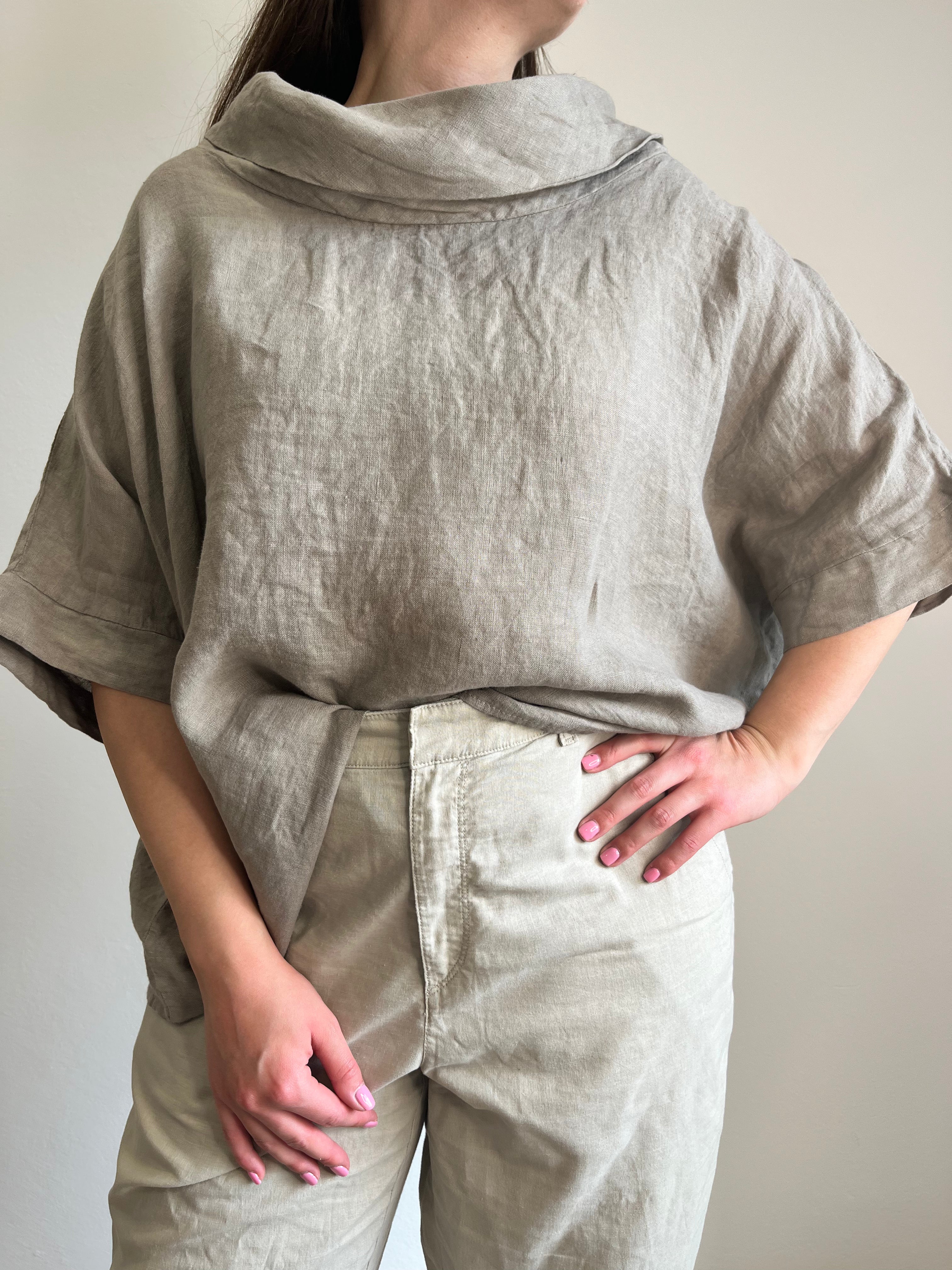 Bluza Eter - Sivo-rjava