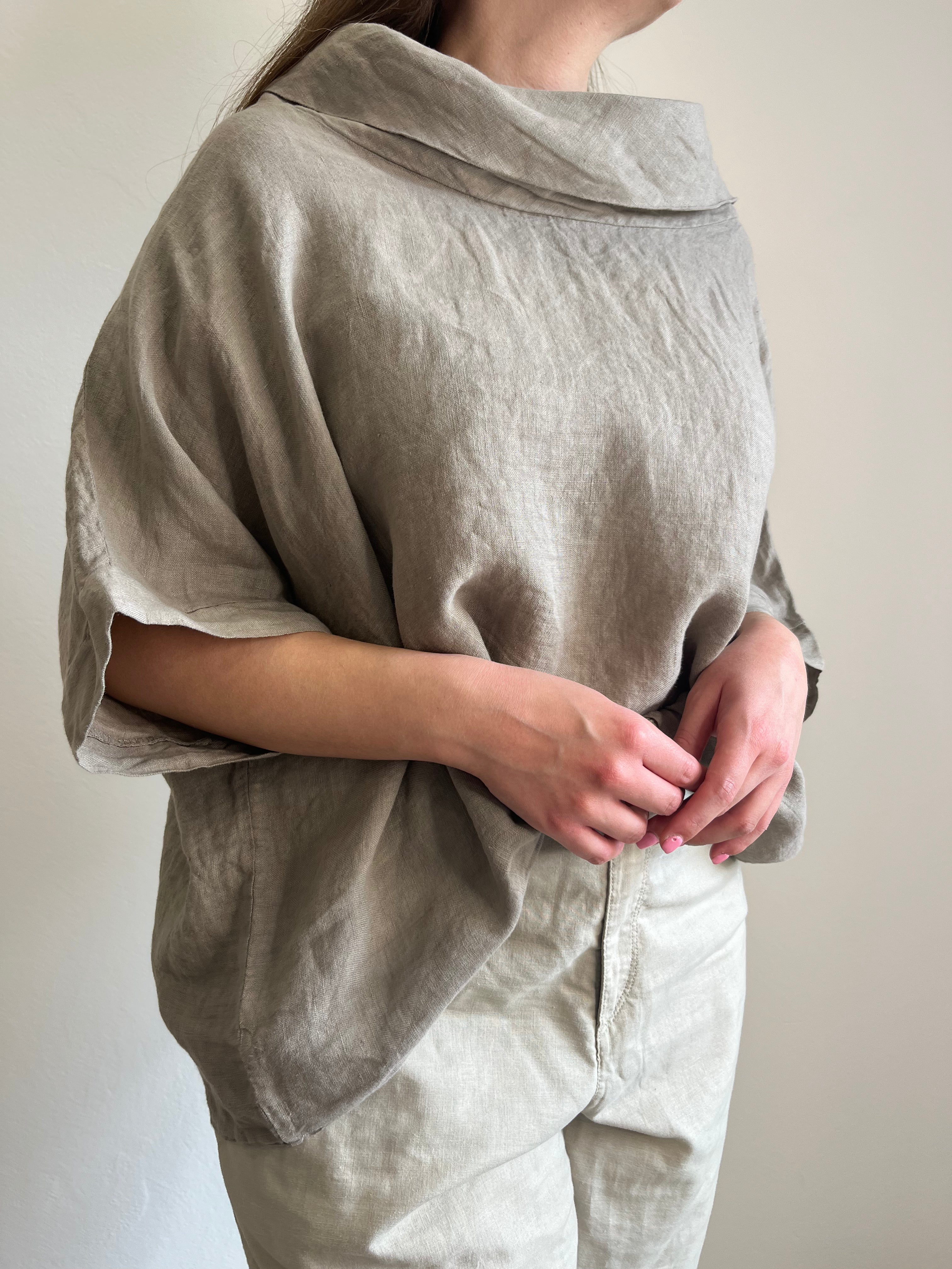 Bluza Eter - Sivo-rjava