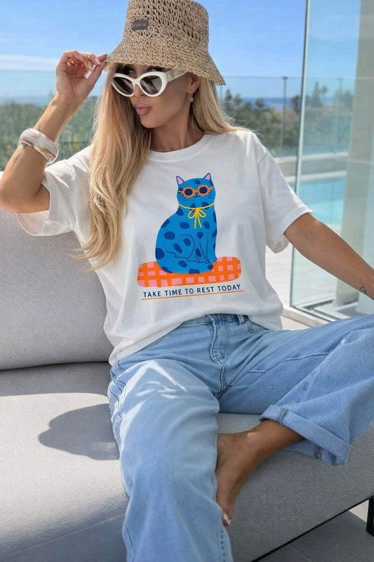 Majica na kratek rokav Catitude