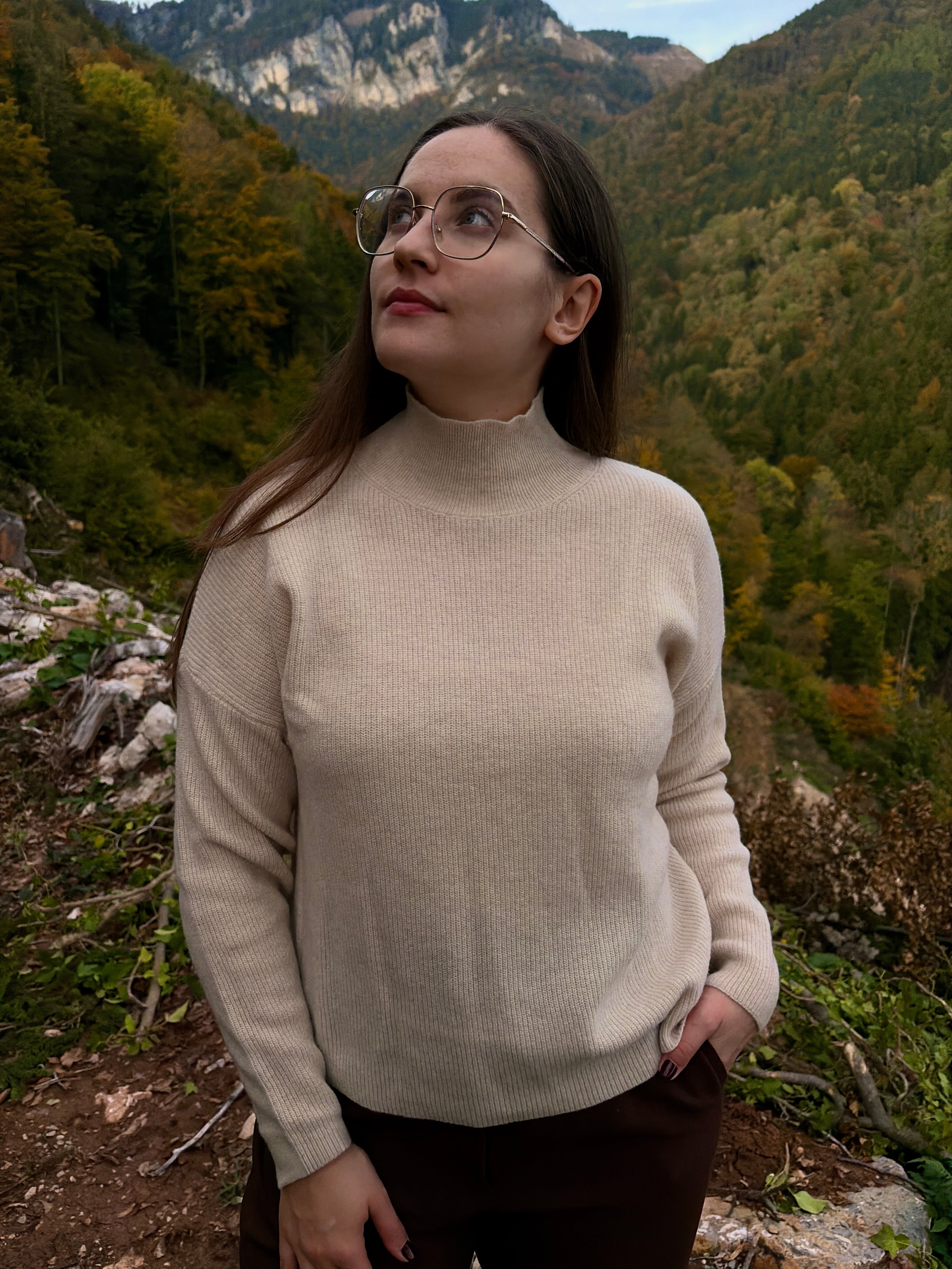 Pulover Velus - Bež